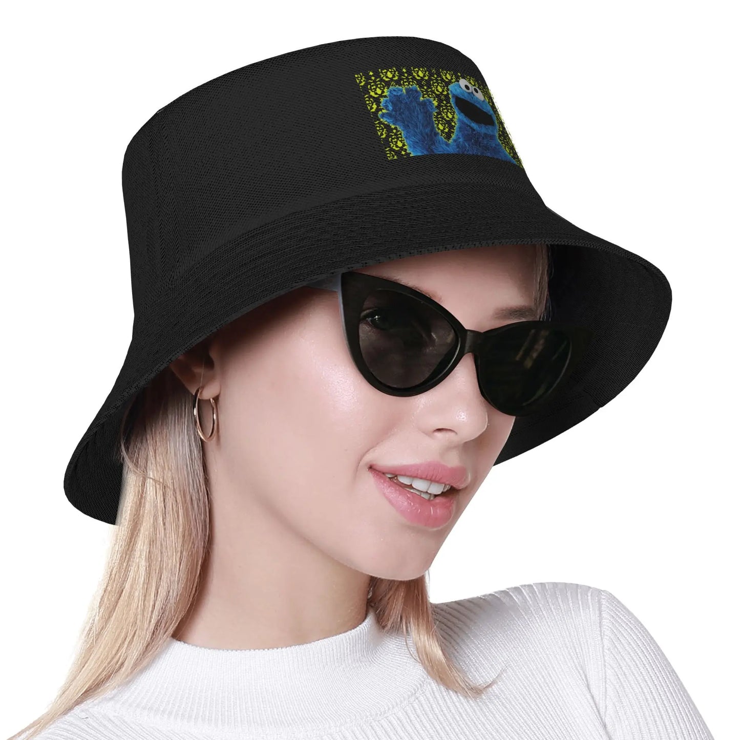 Cookie Monster Hip Hop Unisex Bucket Hat