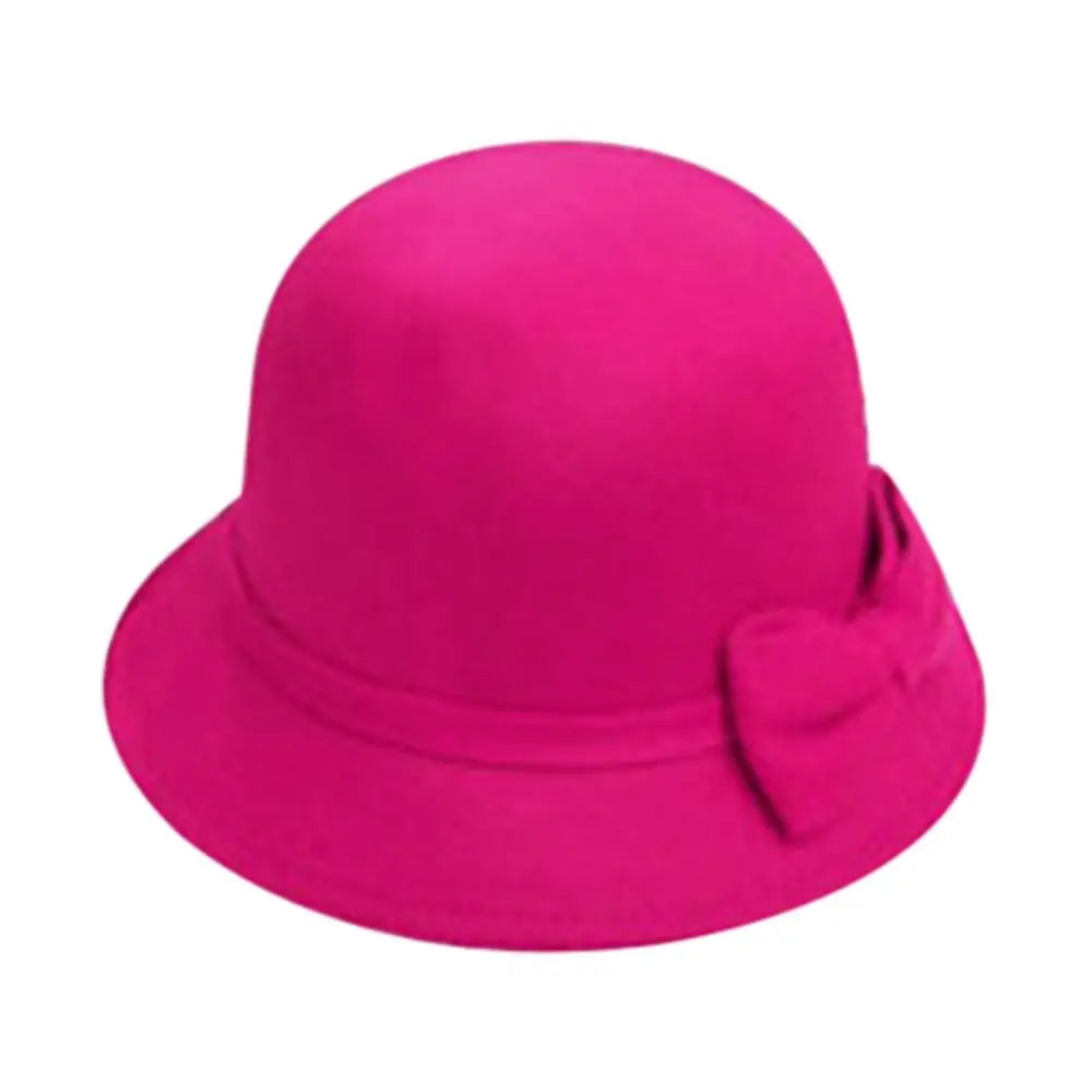 Vintage Wool Felt Cloche Bucket Hat