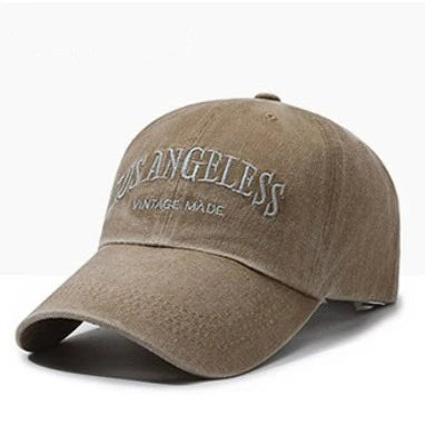 Vintage Distressed “LOS ANGELES” Embroidered Baseball Cap