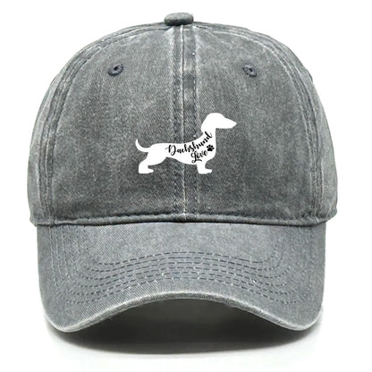 Dachshund Dog Adjustable Cotton Outdoor Baseball Cap