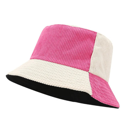Two Tone Corduroy Bucket Hat