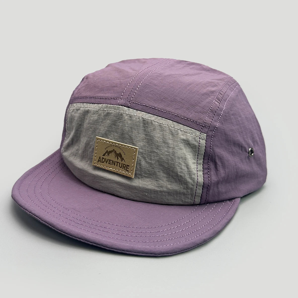 Quick Dry Letters Color Block Breathable Snapback Cap