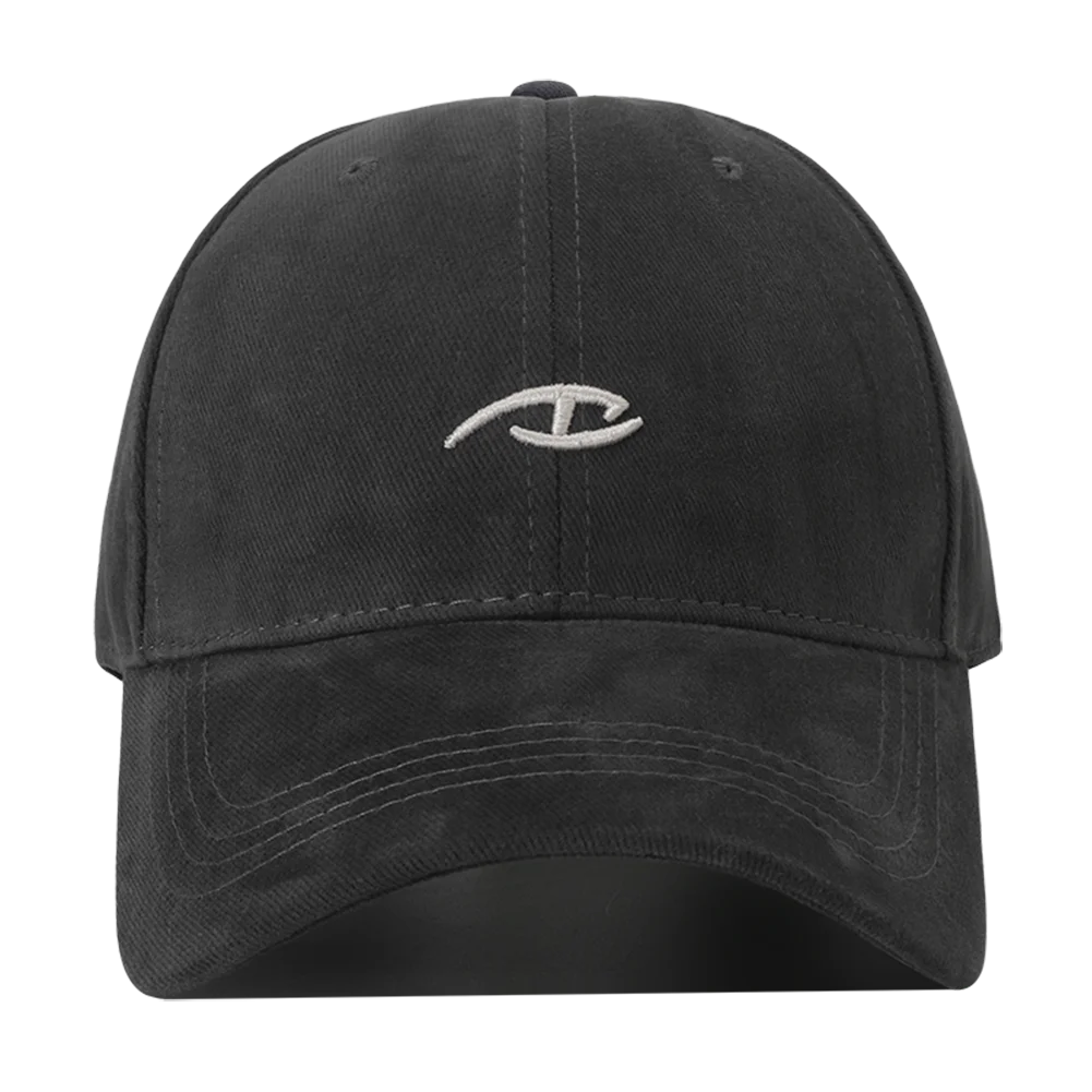 Korean Letter Embroidered Cotton Baseball Cap Adjustable Hip Hop