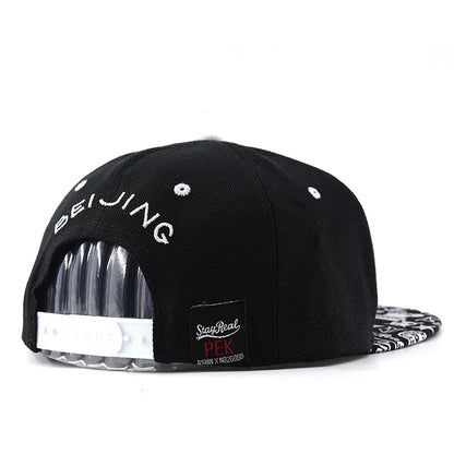 Lightweight Embroidered Snapback Cap