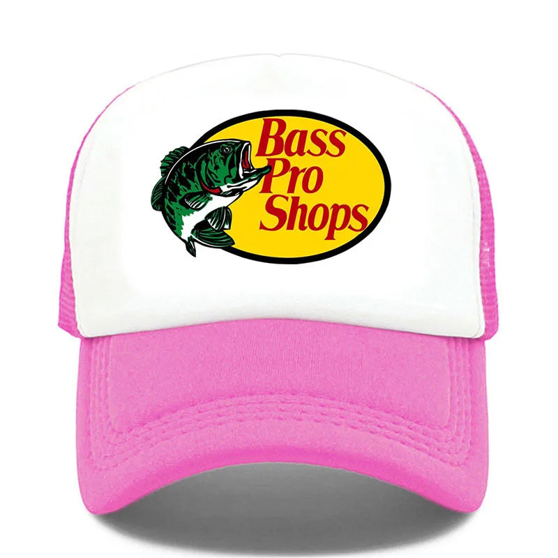 Unisex Letter Fish Embroidered Baseball Cap