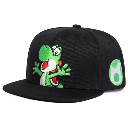 Dinosaur Embroidery Hip Hop Snapback Cap