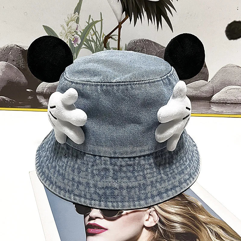 Creative Cartoon Face Covering Bucket Hat