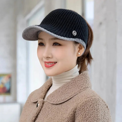 Knitted Empty Top Breathable Baseball Cap