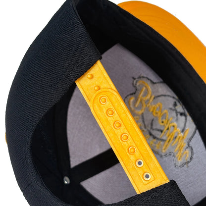 Letter Embroidered Flat Brim Hip Hop Baseball Hat