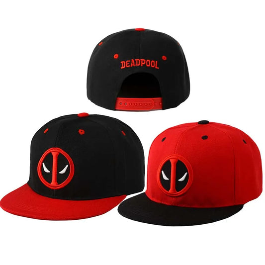 Deadpool Cosplay Flat Brim Baseball Cap