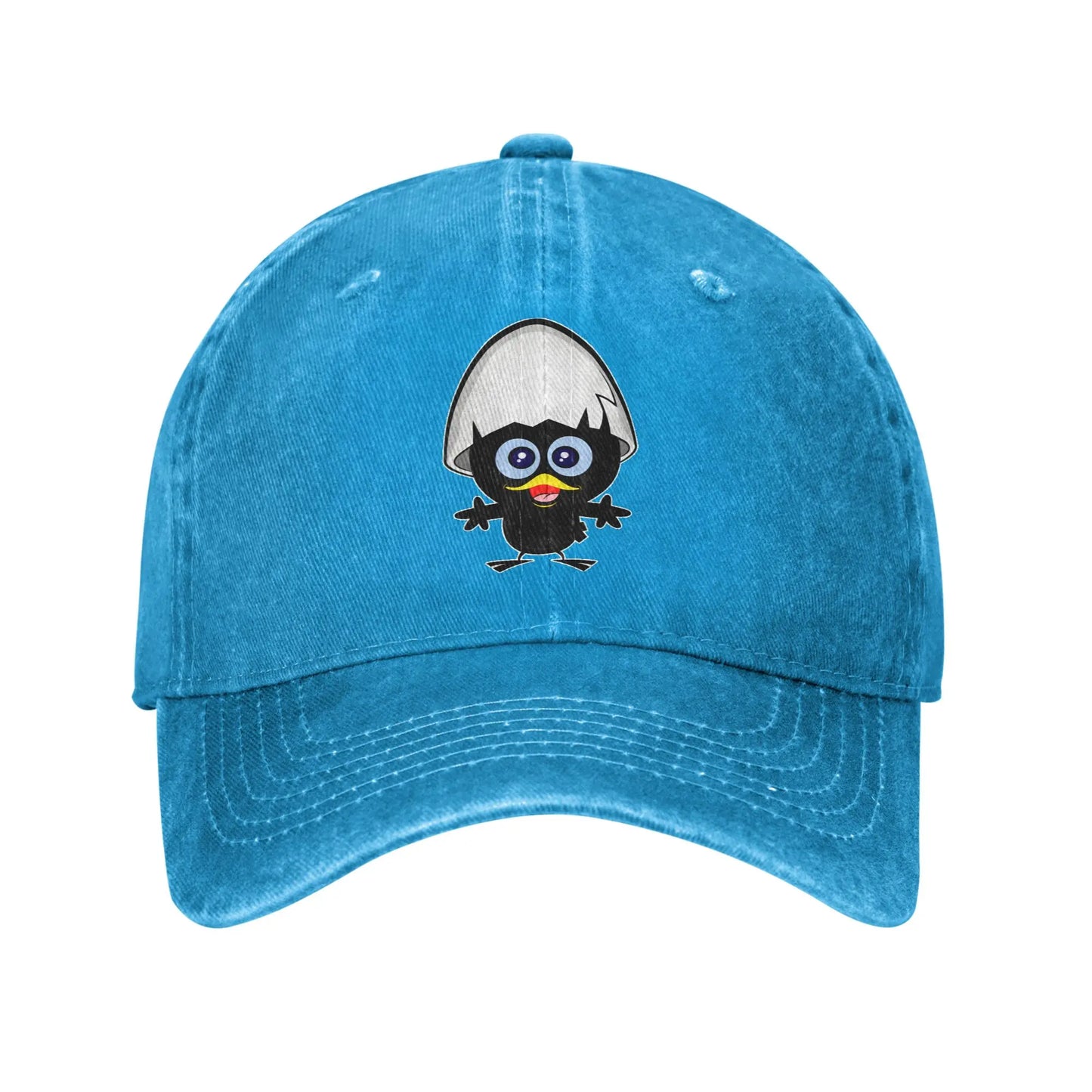 Calimero Washed Denim Hip Hop Adjustable Baseball Cap