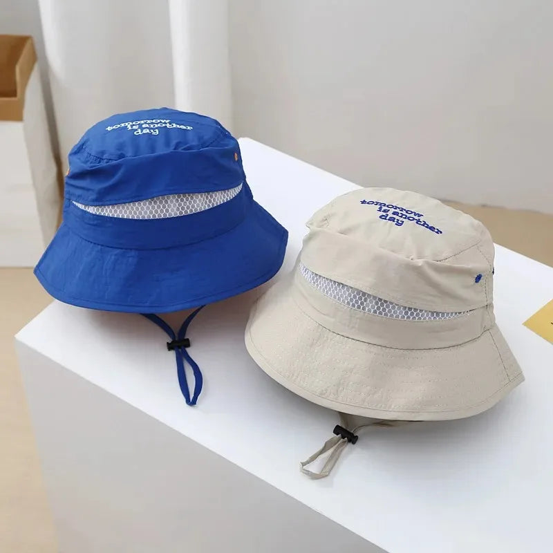 Quick Dry Solid Color Baby Bucket Hat