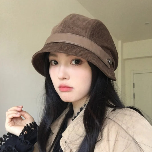 Women’s Corduroy Vintage Fisherman Hat