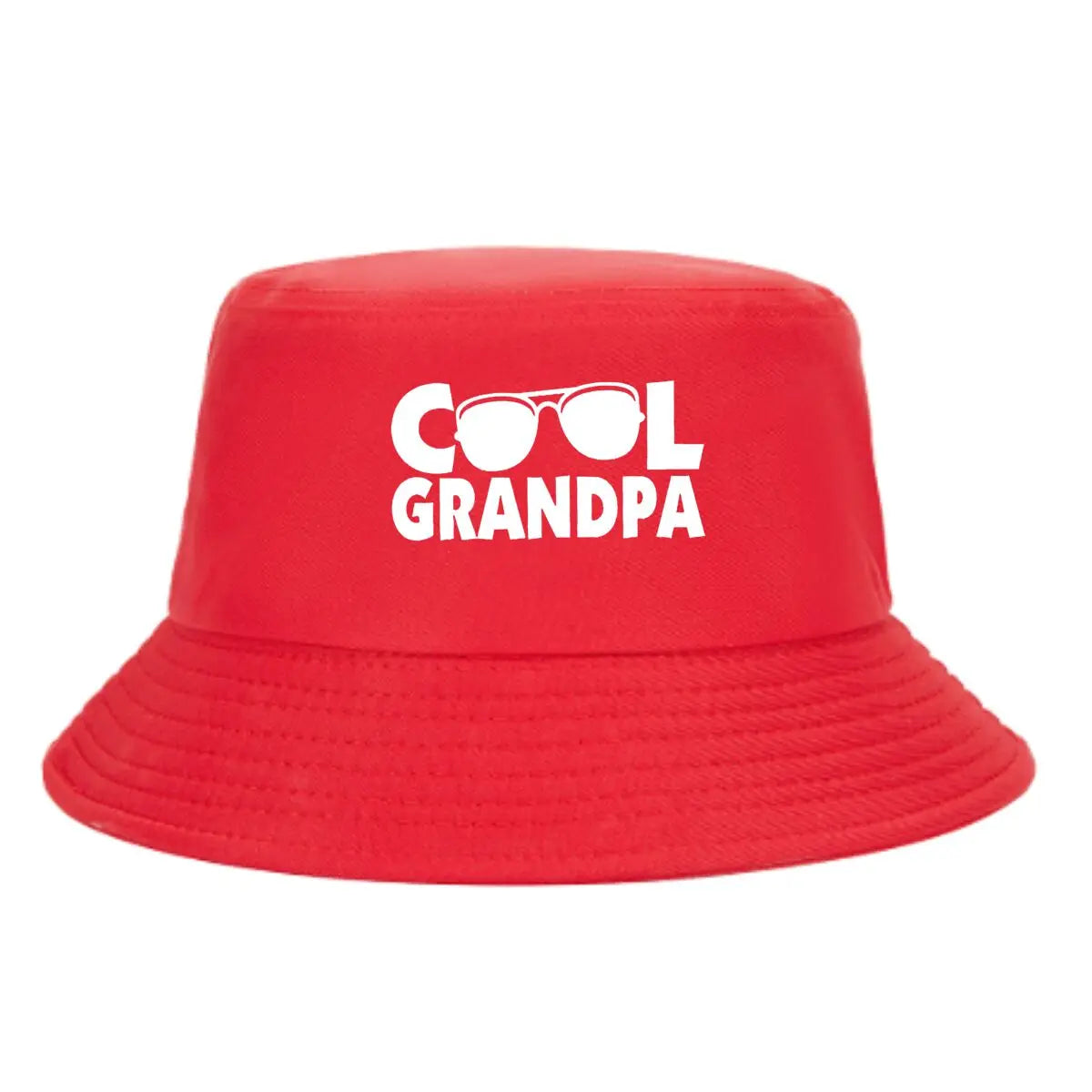 Cool Grandpa Text Bucket Hat