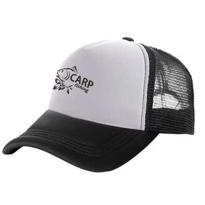 Funny Carp Fishing Trucker Baseball Cap