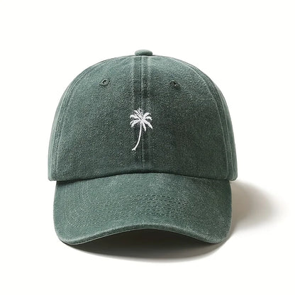 Retro Washed Embroidered Adjustable Baseball Cap