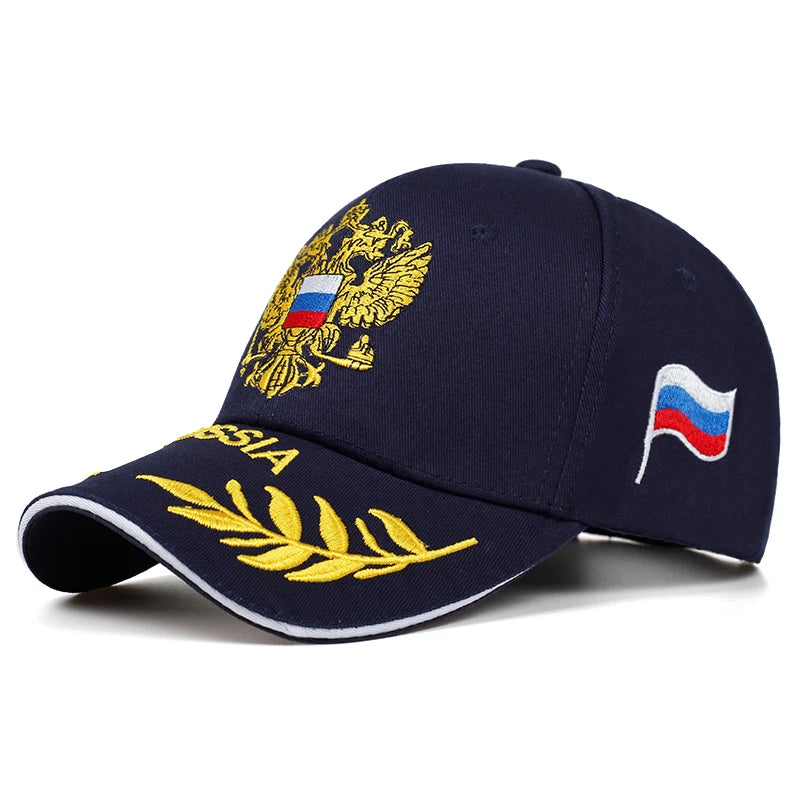 Russian Emblem Embroidered Snapback Baseball Cap