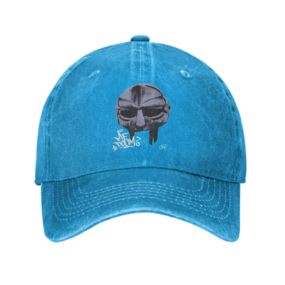 MF Doom Washed Breathable Snapback Baseball Cap
