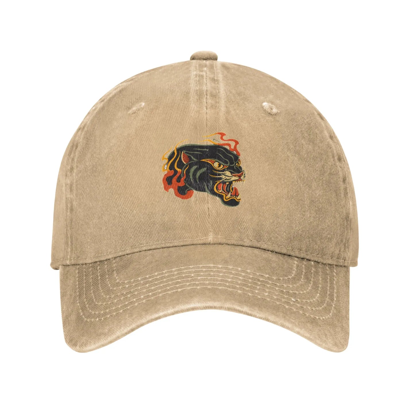 Black Panther Washed Trucker Baseball Cap