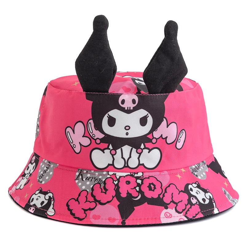 Children’s Sanrio Kuromi 3D Ear Bucket Hat