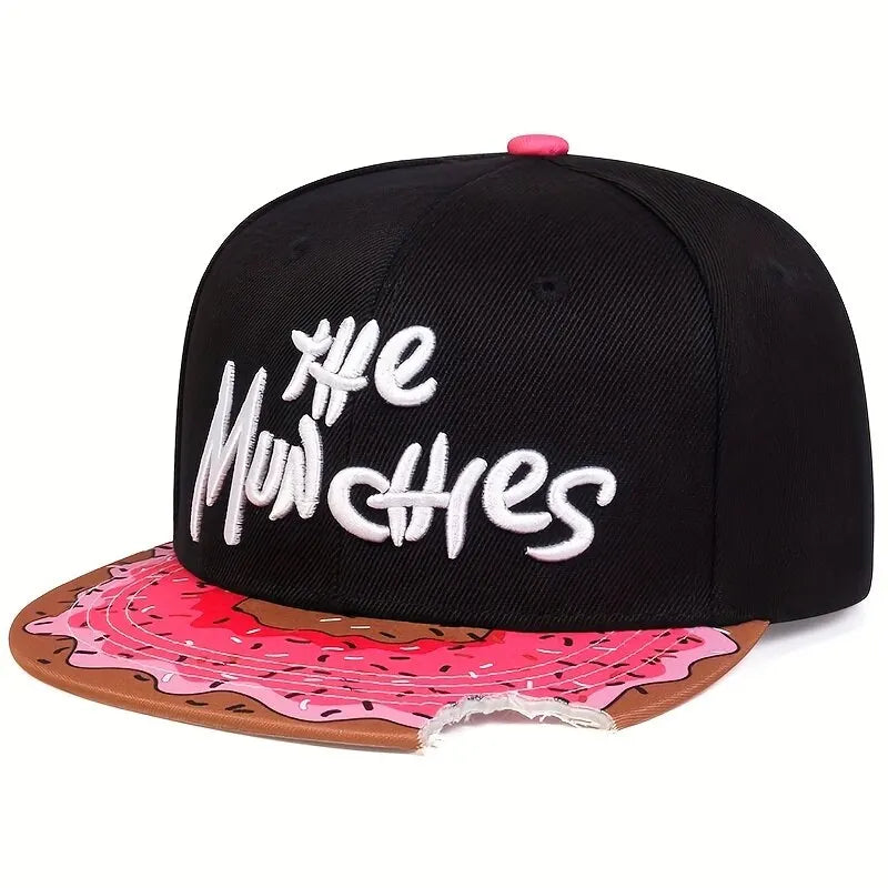 Watermelon Print Letter Unisex Snapback Cap