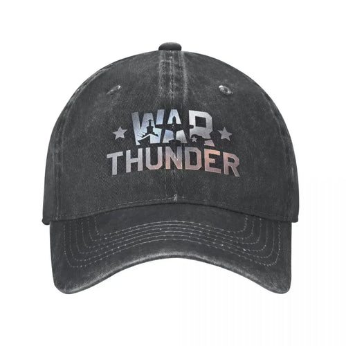 War Thunder Distressed Denim Baseball Cap