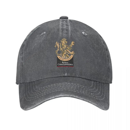 RCB Royal Challengers Bangalore Distressed Baseball Cap