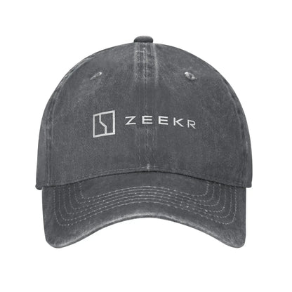 ZEEKR Logo Vintage Adjustable Trucker Baseball Cap