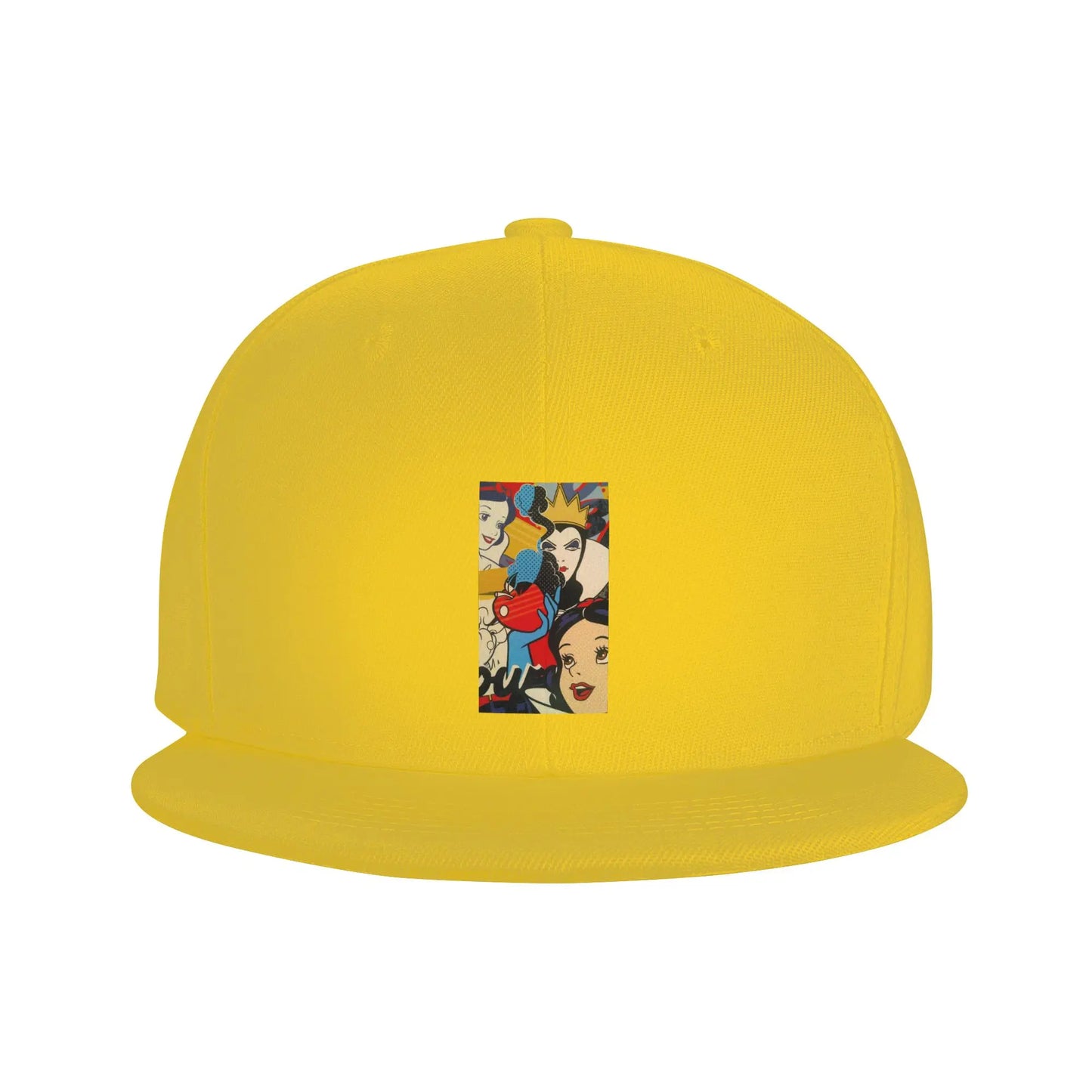 Cartoon Snow White Villains Graphic Streetwear Snapback Cap