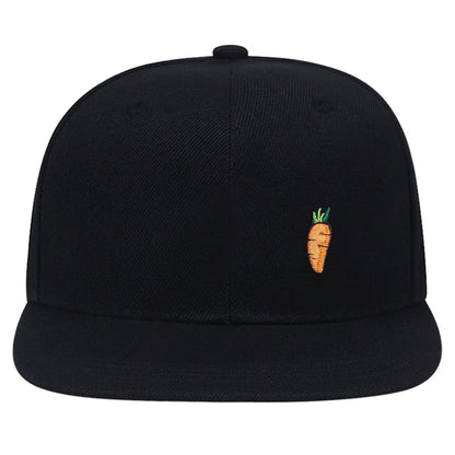 Unisex Carrot Embroidery Hip-hop Hats