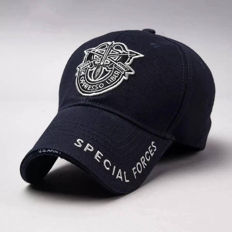 Oversize Cotton Curved Peak Baseball Cap
