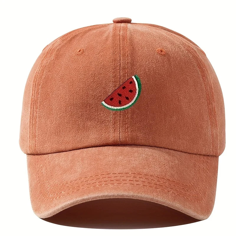 Unisex Watermelon Print Baseball Cap