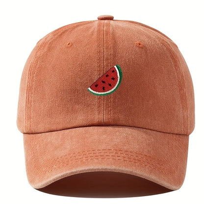 Unisex Watermelon Print Baseball Cap