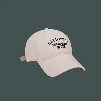 Retro Baseball Cap Unisex Letter Embroidery Hip Hop Summer