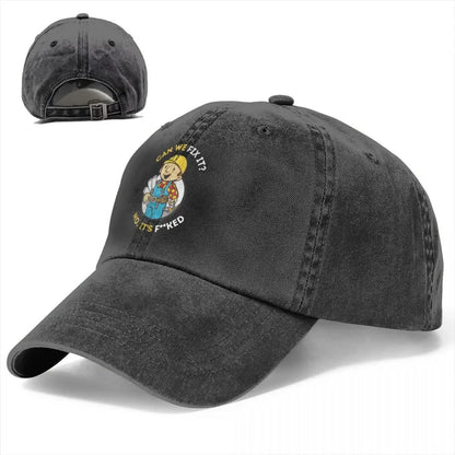 Bob The Builder Distressed Baseball Cap