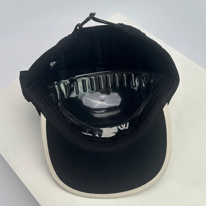 Color Block Letster Flat Brim Snapback Cap