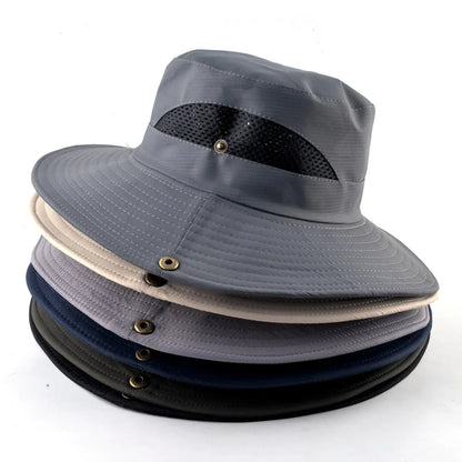 Wide Brim UV Protection Bucket Hat