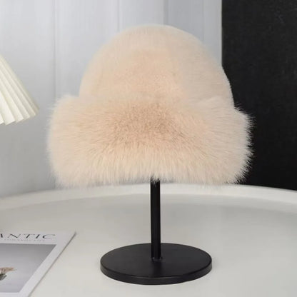 Warm Plush Winter Outdoor Bucket Hat