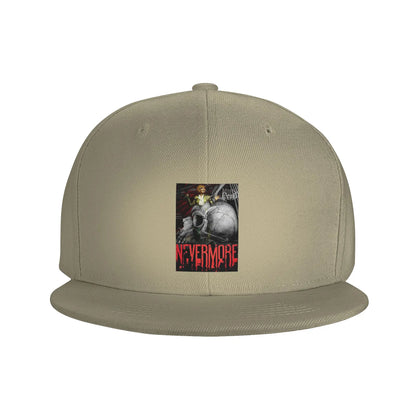 Nevermore Skeleton Mylene Farmer Gothic Graphic Snapback Cap