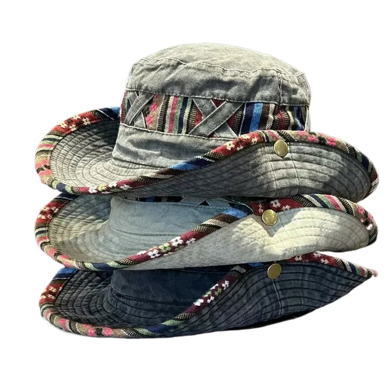 Breathable Wind Resistant Outdoor Cotton Bucket Hat