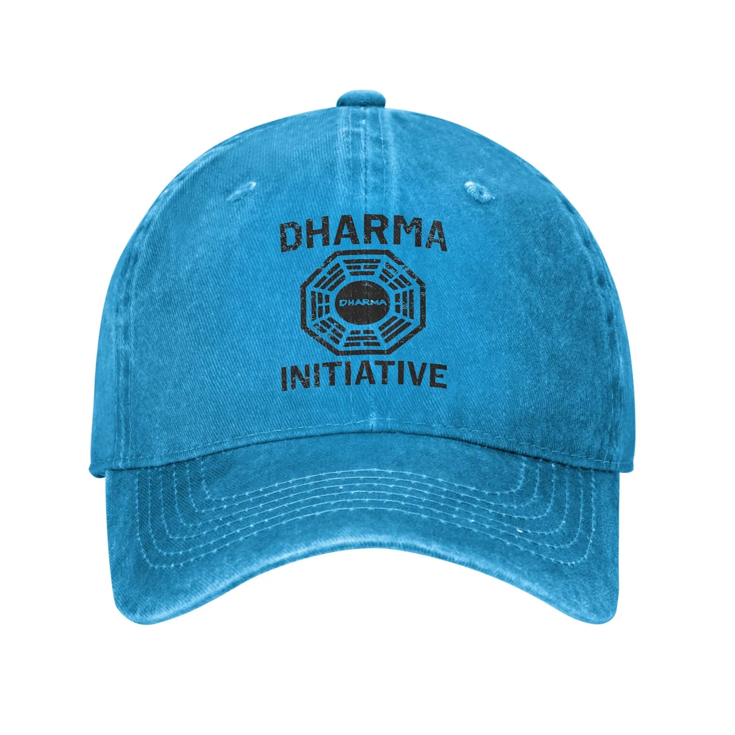 Dharma Initiative Lost Washed Streetwear Adjustable Baseball Cap