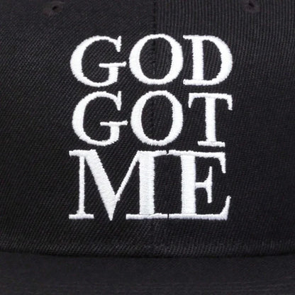God Got Me Embroidery Snapback Cap