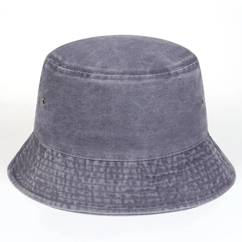 Unisex Light Board Washed Personality Bucket Hats
