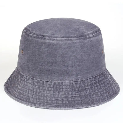 Unisex Light Board Washed Personality Bucket Hats