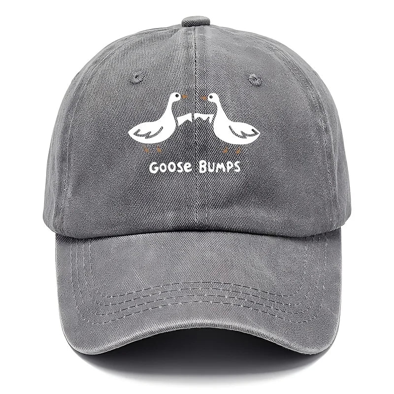 Retro Goose Print Casual Dad Baseball Cap