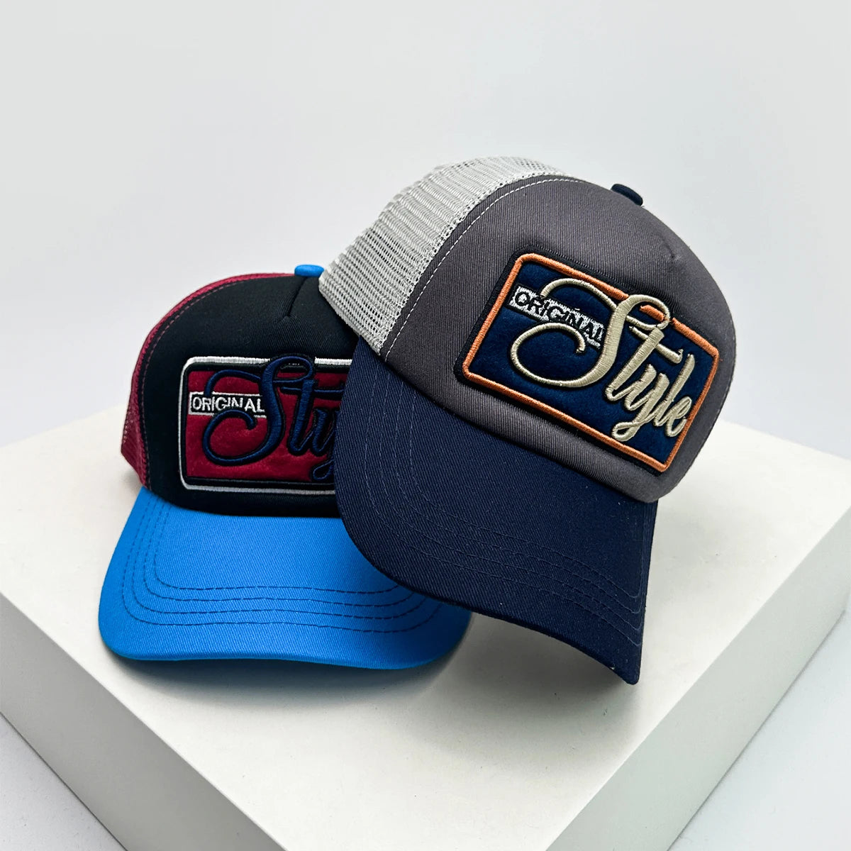 American Vintage Letter Embroidered Baseball Hat