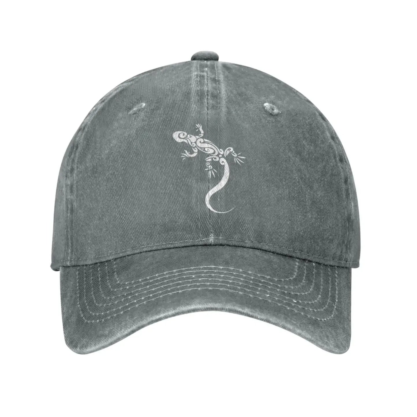 Cool Vintage Distressed Washed Denim Trucker Cap