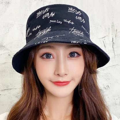 Unisex Reversible Big Head Bucket Hat