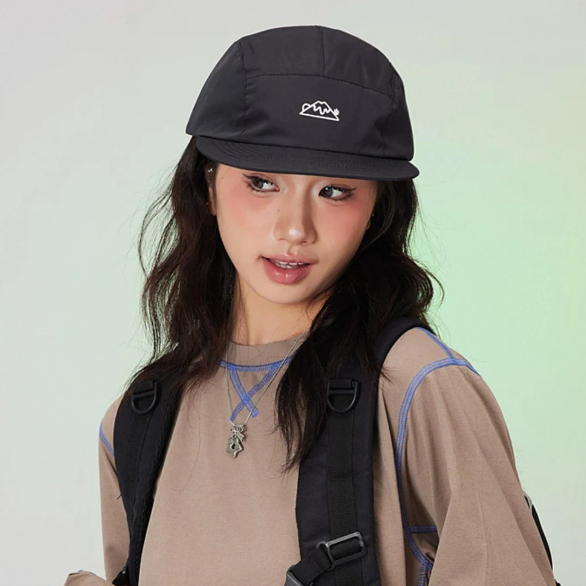 Quick Dry Retro Breathable Flat Brim Snapback Cap