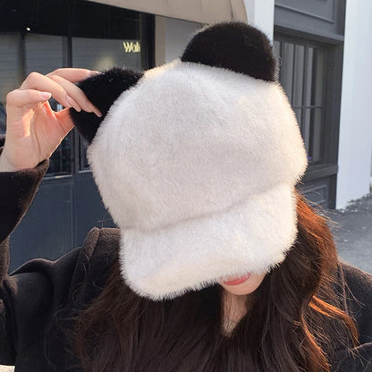 Women's Cute Bear Ear Baseball Cap